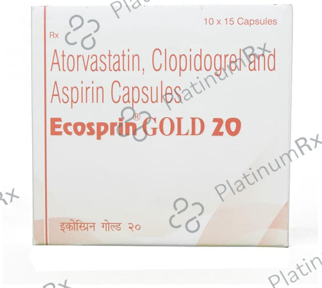 Ecosprin Gold 75/20/75mg Capsule 15s
