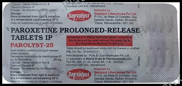 Parolyst 25 Tablet PR