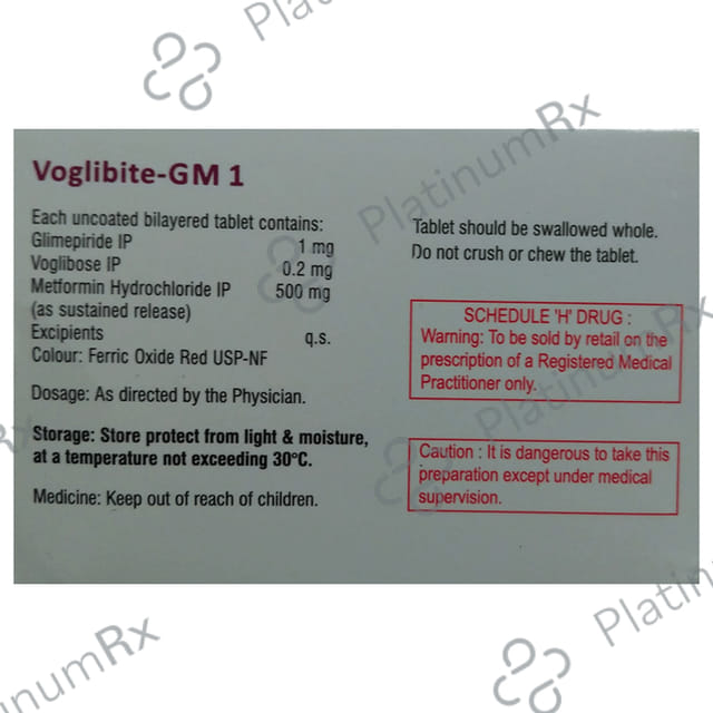 Voglibite GM1 1/500/0.2mg Tablet SR 10s