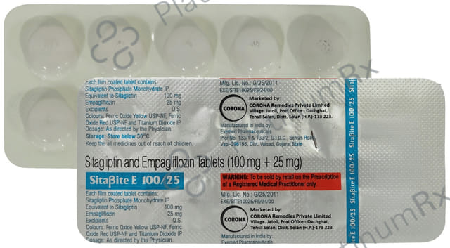 Sitabite E 100/25mg Tablet 10s