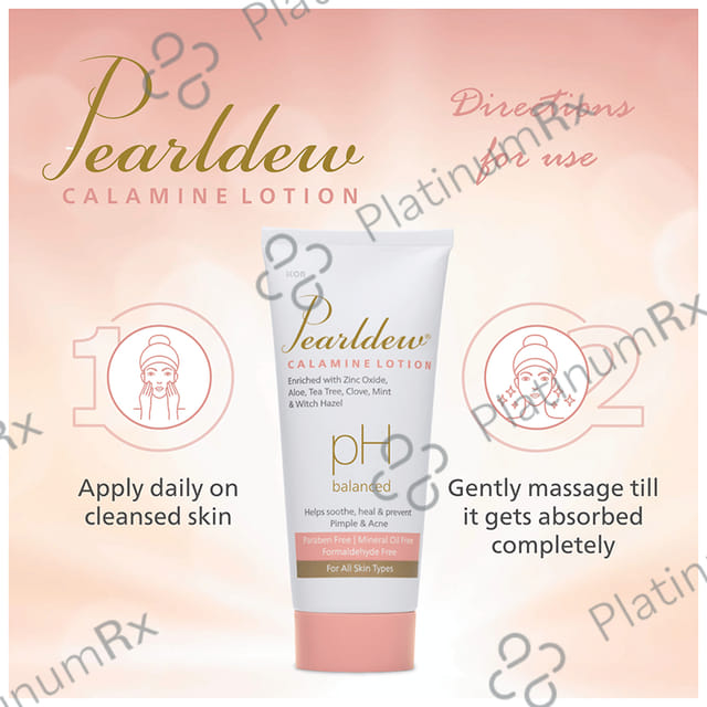 Pearldew Calamine Lotion (100ml Each) 2 Tubes