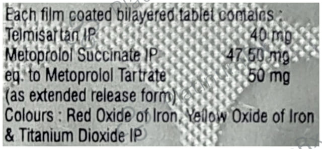Tazpure Beta 40/50mg Tablet ER 15s