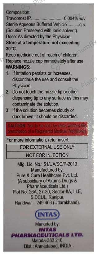 Travotas BKC Free Eye Drop