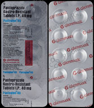 Pantoglen 40mg Tablet 10s