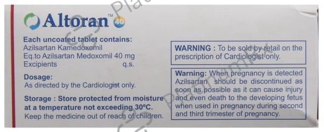 Altoran 40mg Tablet 10s