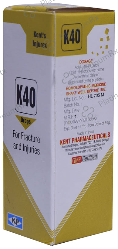 Kent's K40 Fracture and Injuries Oral Drops