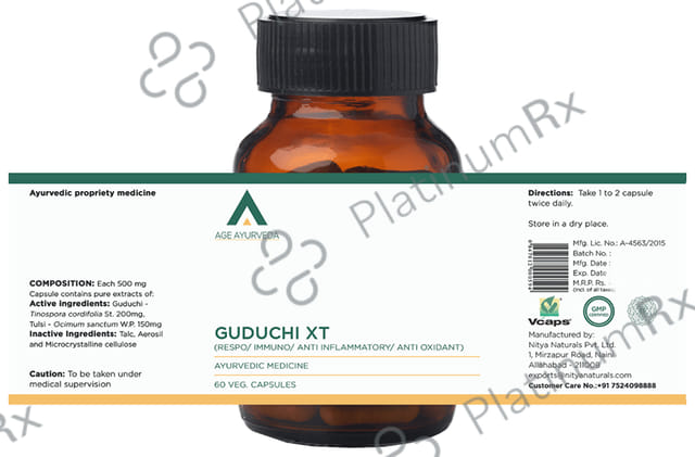 Age Ayurveda Guduchi XT Veg Capsule