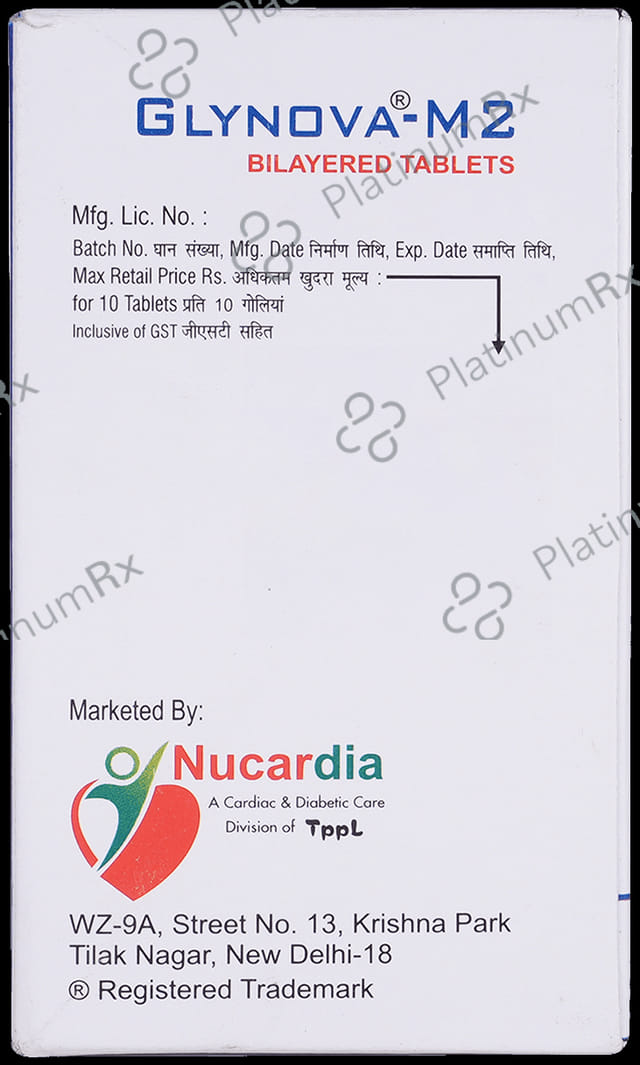 Glynova M 2/500mg Tablet SR 10s