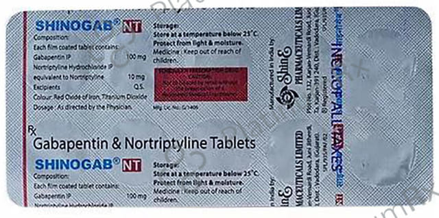 Shinogab NT 100mg/10mg Tablet