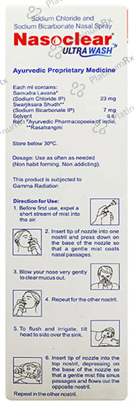 Nasoclear Ultra Wash Nasal Spray 100ml
