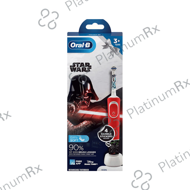 Oral-B Kids Electric Rechargeable Toothbrush (for 3+ Years) Star Wars