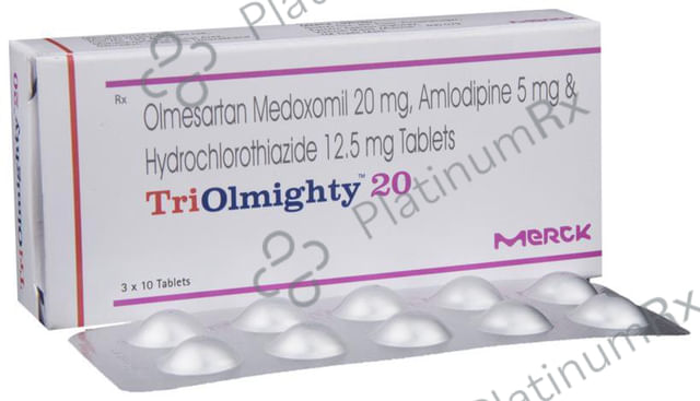 Triolmighty 20/5/12.5mg Tablet 10s