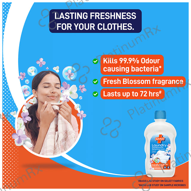 Savlon Laundry Disinfectant & Refreshing Liquid Fresh Blossom 500 ml