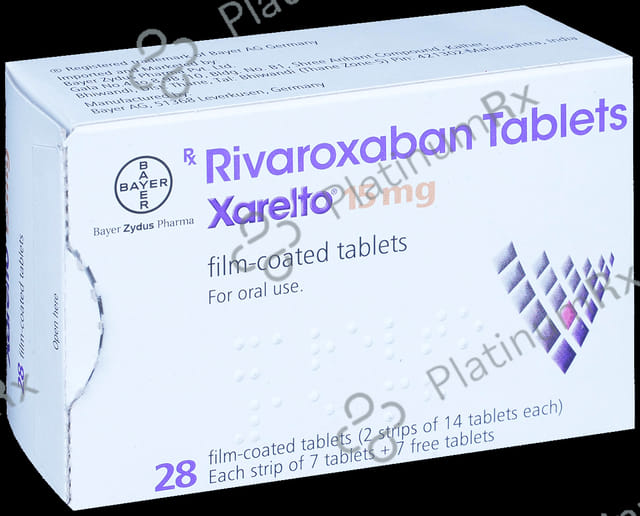 Xarelto 15mg Tablet 14s