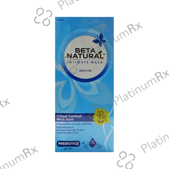 Beta Natural Intimate Wash Witch Hazel Liquid 100ml