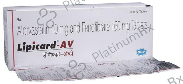 Lipicard AV 10/160mg Tablet 10s