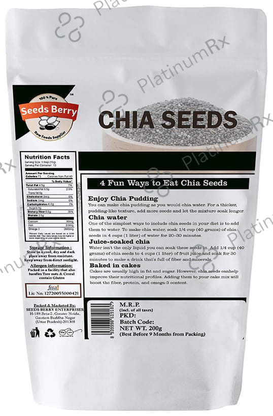 Seeds Berry Chia Seeds 200 gm