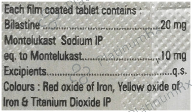 B Latine MK 20mg/10mg Tablet