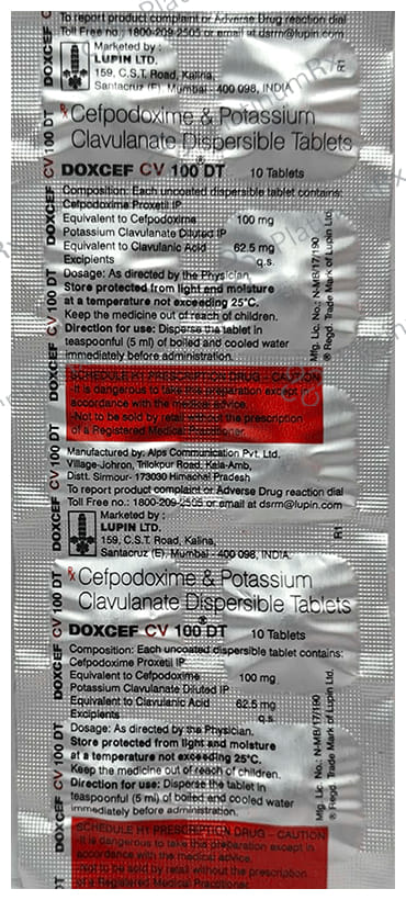 Doxcef CV Tablet DT