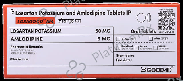 Losagood AM 5/50mg Tablet 10s