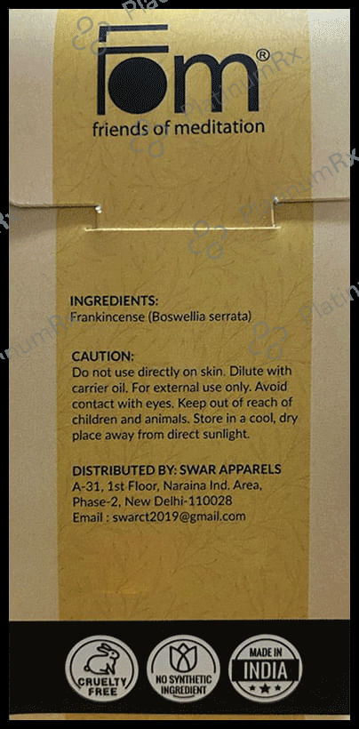 Friends of Meditation Frankincense Oil