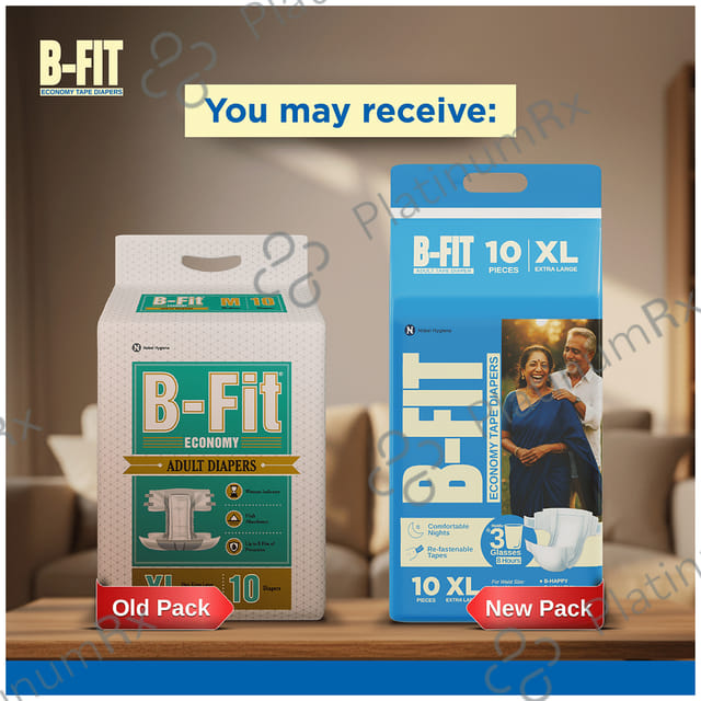 B Fit Economy Adult Diaper XL 10s