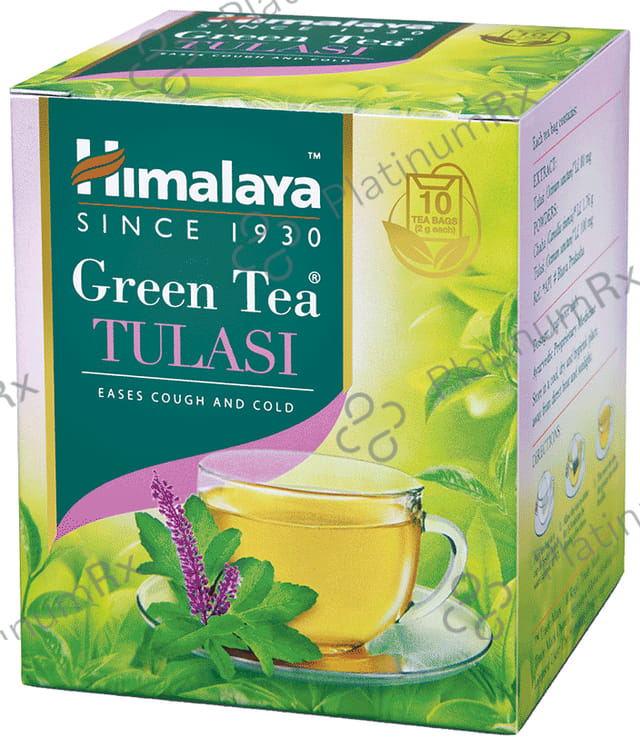 Himalaya Green Tea Sachet (2gm Each) Tulasi 10 Sachets