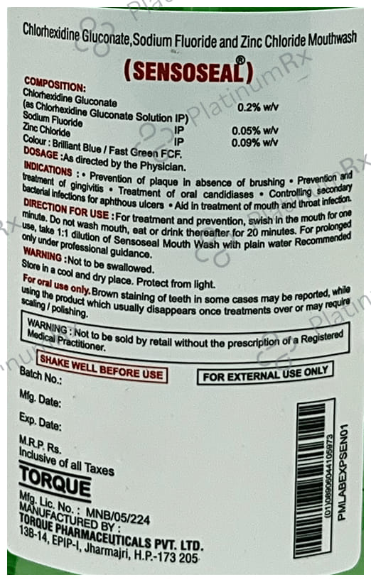 Sensoseal Mouth Wash 120ml