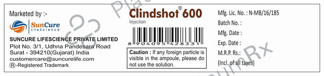Clindshot 600mg Injection 4ml