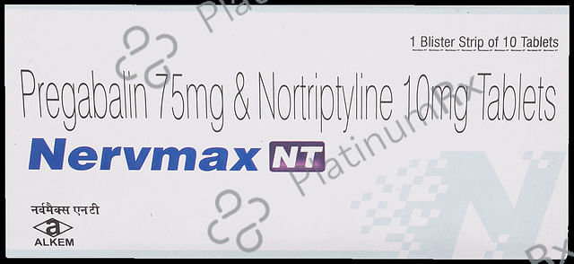 Nervmax NT 75mg/10mg Tablet