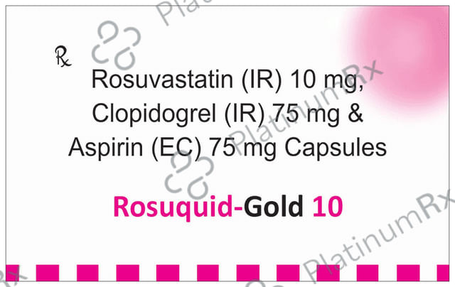 Rosuquid-Gold 10 Capsule IR