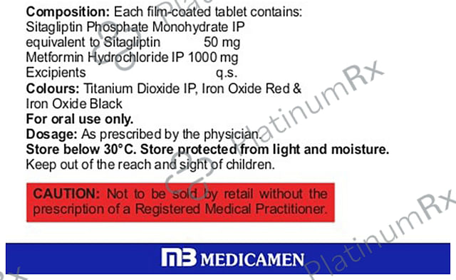 Sitawow M 50/1000 Tablet
