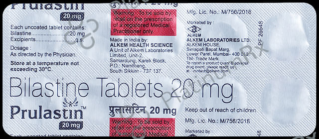 Prulastin 20mg Tablet 10s