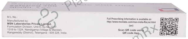 Selepeg 200mcg Tablet 10s