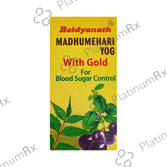 Baidyanath Madhumehari Yog with Gold Tablet - For Blood Sugar Management