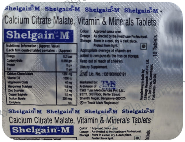 Shelgain M Tablet 10s
