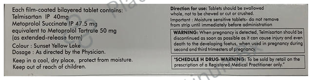 Arbitel MT 50/40mg Tablet ER 7s