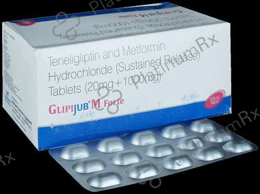 Glipijub M Forte 20/1000mg Tablet SR 15s