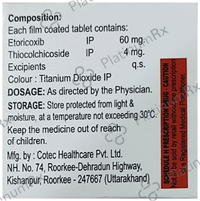Coxshine MR Tablet 10s