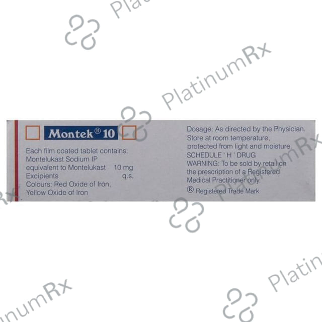 Montek 10mg Tablet 10s