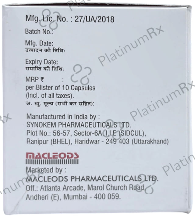 Rosumac Gold Forte 150/10/75mg Capsule 10s