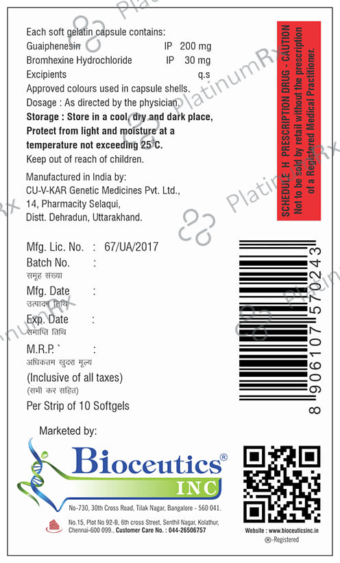 Bronchotuss Soft Gelatin Capsule