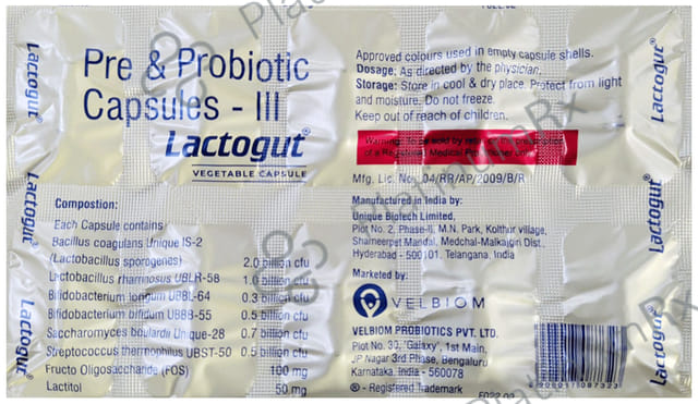 Velbiom Lactogut Vegicap 10s