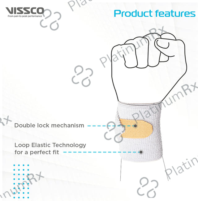 Vissco 0603 Wrist Binder Double Lock Small