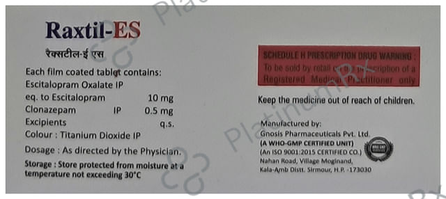 Raxtil ES 0.5/10mg Tablet 10s