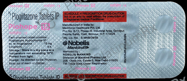 Piohope 15mg Tablet 10s
