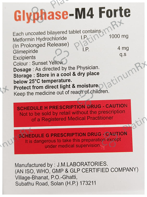 Glyphase-M4 Forte Tablet PR