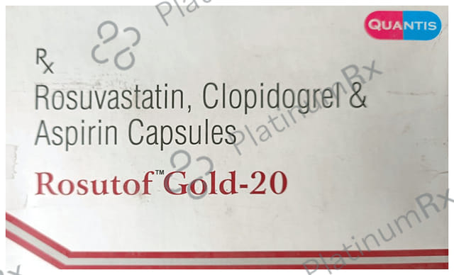 Rosutof Gold 20/75/75mg Capsule 10s
