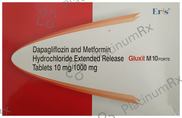 Gluxit M 10 Forte 10/1000mg Tablet ER 10s
