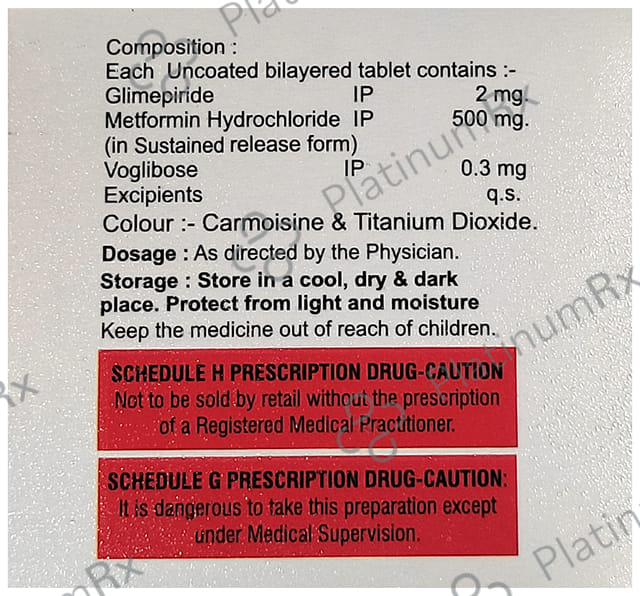 Rexxmet GV 2 Tablet SR